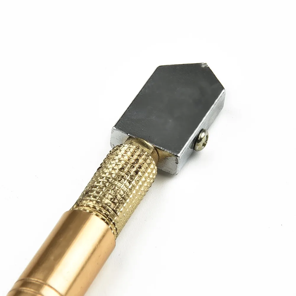 1pcs Glass Cutter Diamond Cutter Head Steel Blade Cutting Tool Anti-skid Handle 75mm Construction Tools Glass Cutter 5