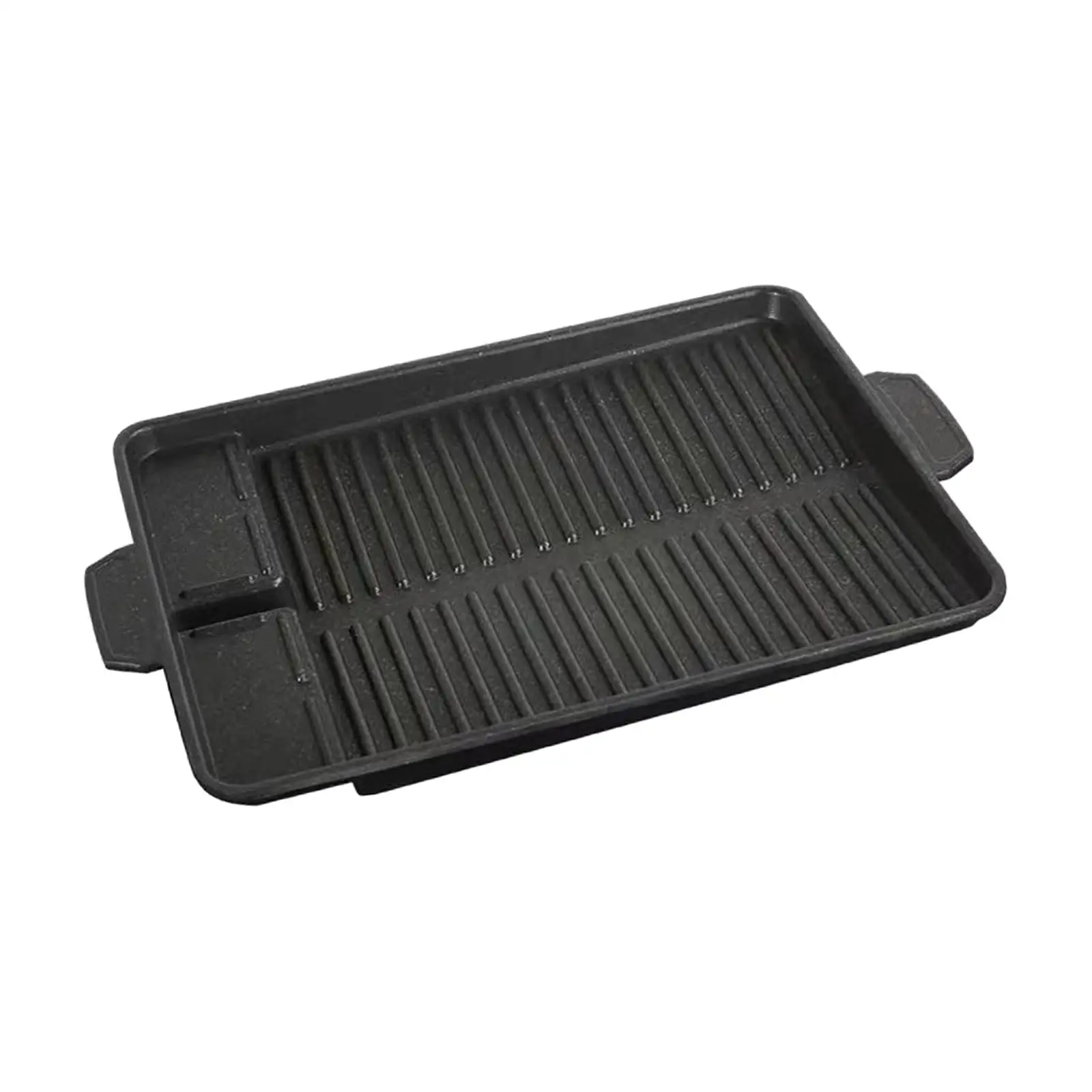 Nonstick Barbecue Plate Aluminium Alloy Grilling Pan with Handles for Kitchen Stovetop Grill Kitchen Cooking Tool