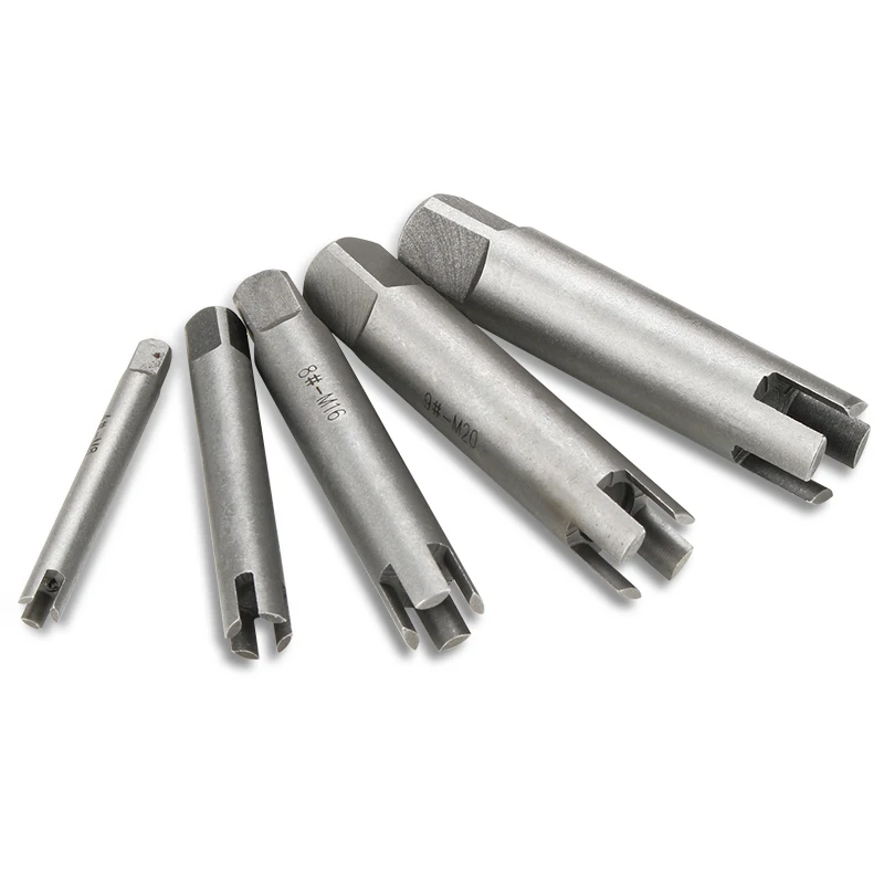 5/6/9/10pcs/set Broken Tap Extractor Guide Set Easy Out Broken Wire