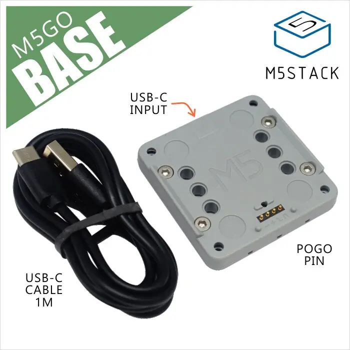 M5GO 베이스 장치와 호환되는 자기 매력 충전 도크가 있는 공식 M5Stack Base M5GO 충전기