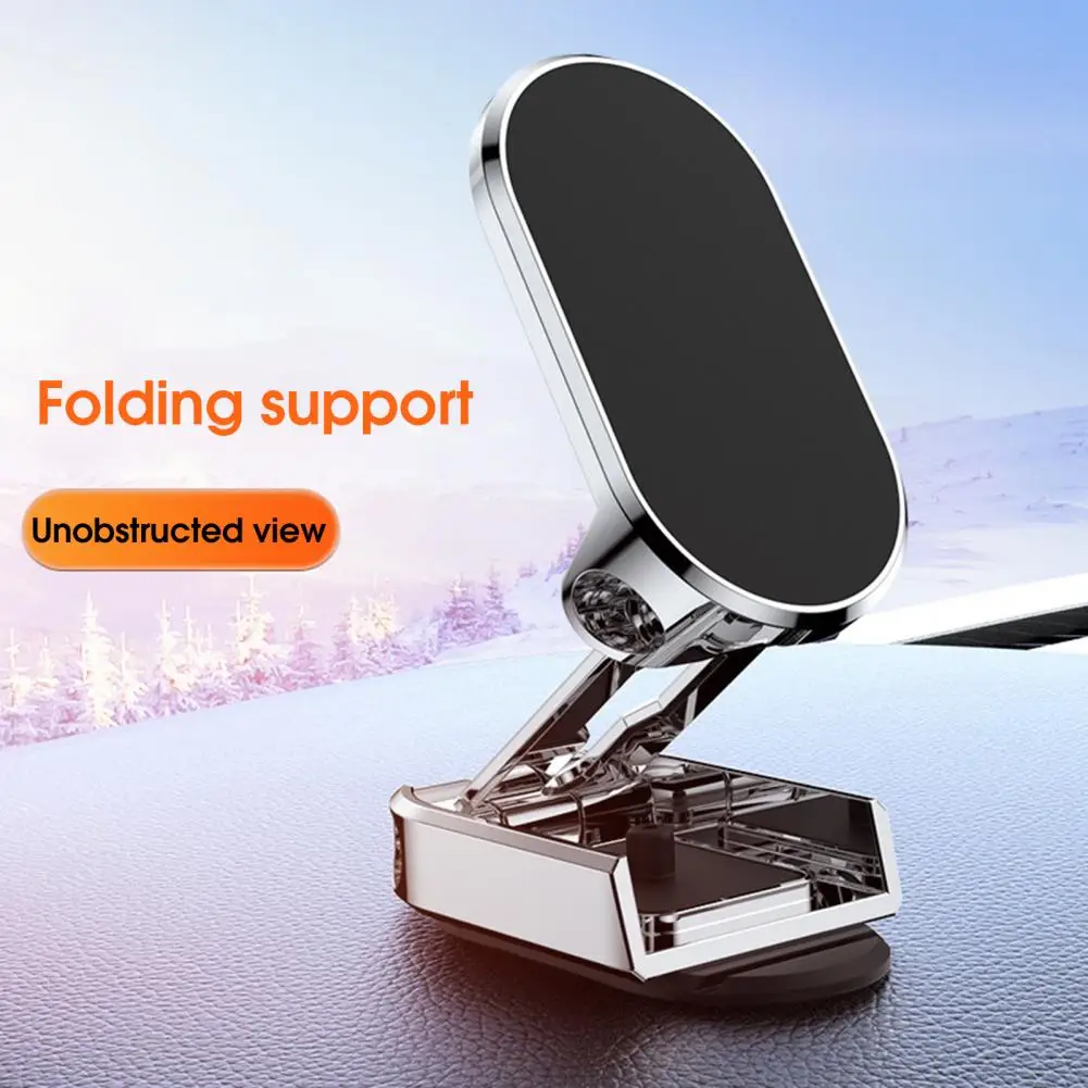 

Universal Car Phone Holder Strong Magnetic Mount Adjustable Stand Upgrated Foldable Phone Bracket For IPhone