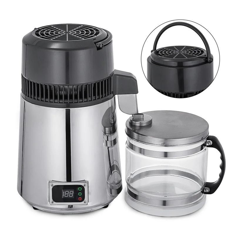 

304 Stainless Steel Distilled Water Machine 4L Still Supporting Distilled Water Machine Medical Decontamination Filter