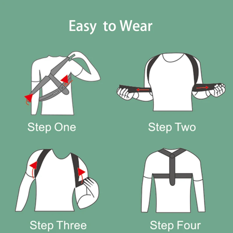 Posture Corrector Back Orthosis Adult Prevention Of Humpback Open Shoulder Chest Pressure Adjustable Clavicle Retainer Sitting Posture posture corrector