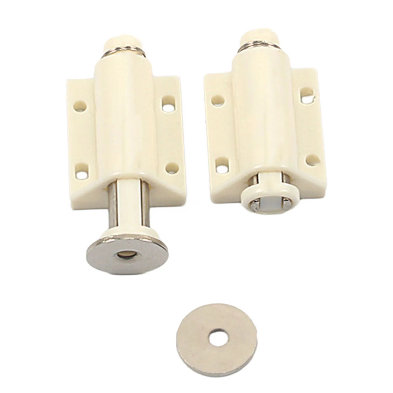 Magnetic Cabinet Door Pusher Magnetic Catch Door Closers Push Open Magnet Cabinet Catch For Wardrobe Push-type Free Handle door latch