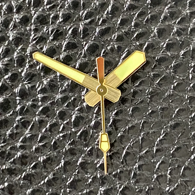 Bronze Golden NH35A Watch Hands C3 Green Luminous Watch Pointer for SKX SBBN NH36A NH35A Movement Luminous Watch Hands