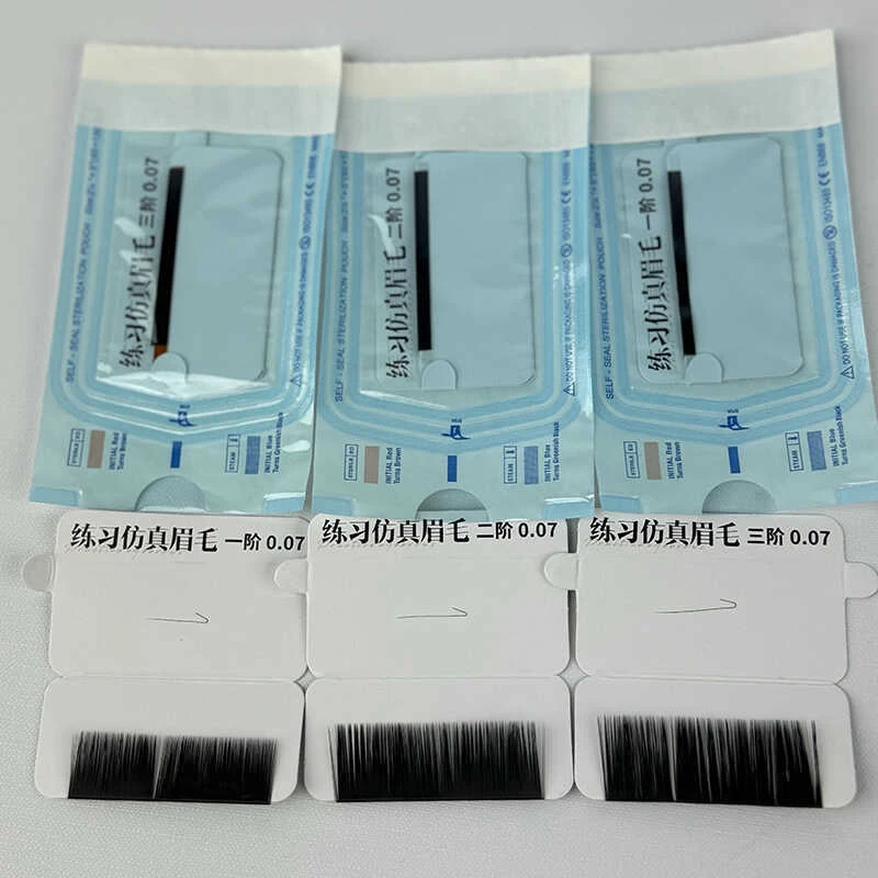 Authentic real eyebrow master practice original eyebrow embroidery hair transplant needle practice suitable for beginners 5