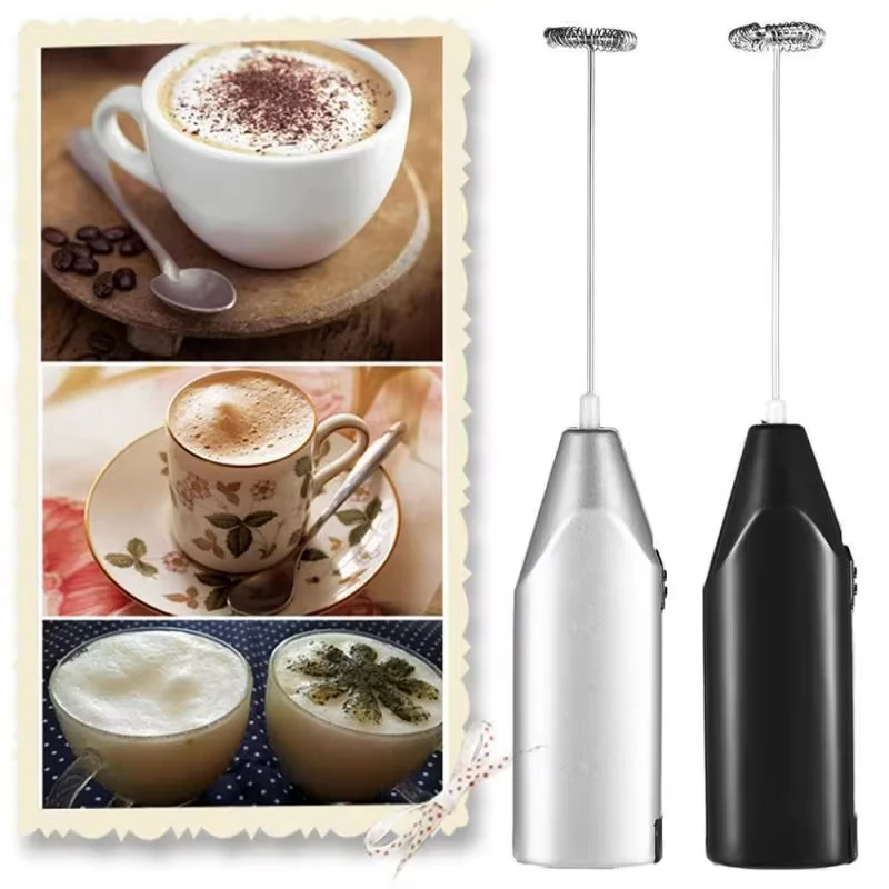 Electric Milk Frother Handheld Egg Beater Foamer Coffee Maker Electric Blender Mixer Mini Portable Blender Kitchen Tools 2
