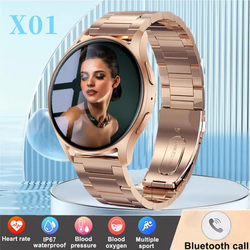 X01 Smart Watch Women Health Monitoring Smartwatch Full Touch Screen