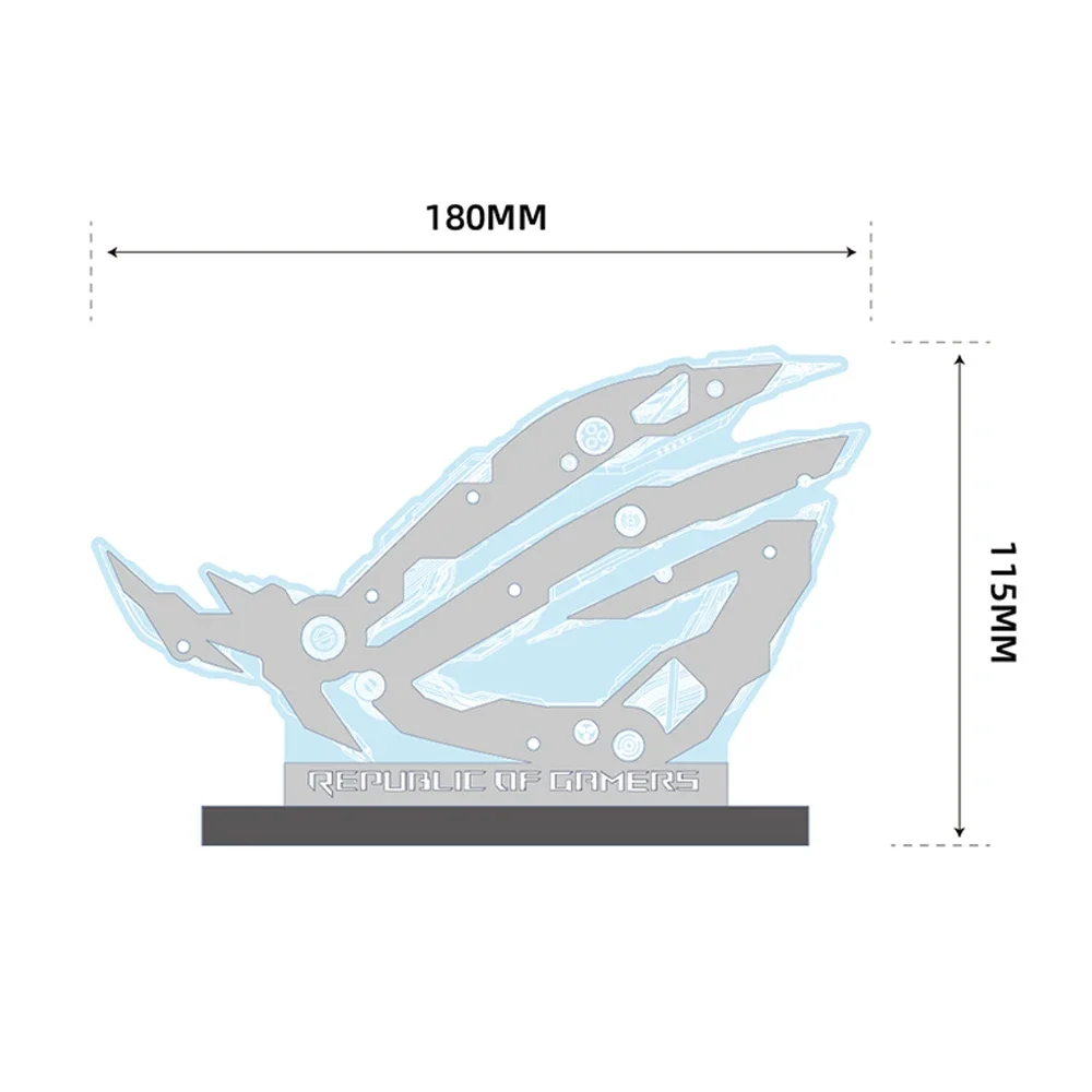 ASUS Light Panel Kit For ASUS ROG Helios PC Case Cover ARGB MOD Combo DIY Srtix Decoration Chassis Refit Gabinete Gamer 5V 3PIN
