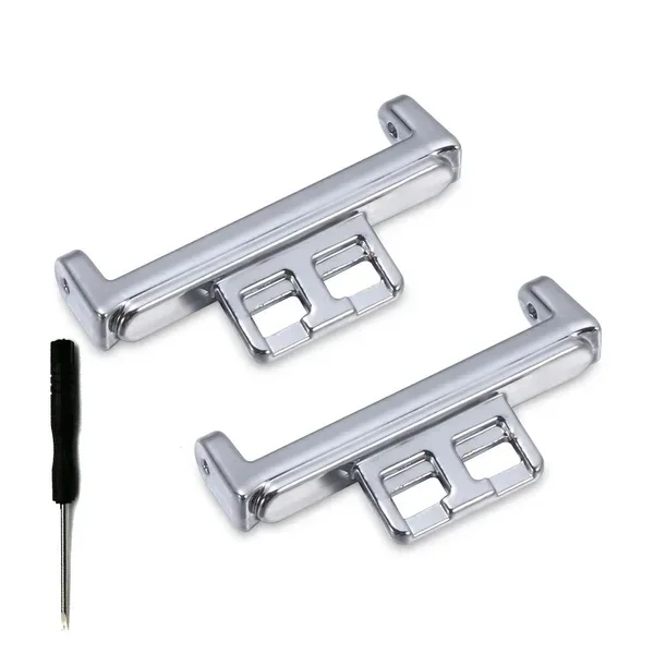 2 قطعة محولات موصل حزام الساعة المعدنية لساعة Huaw...