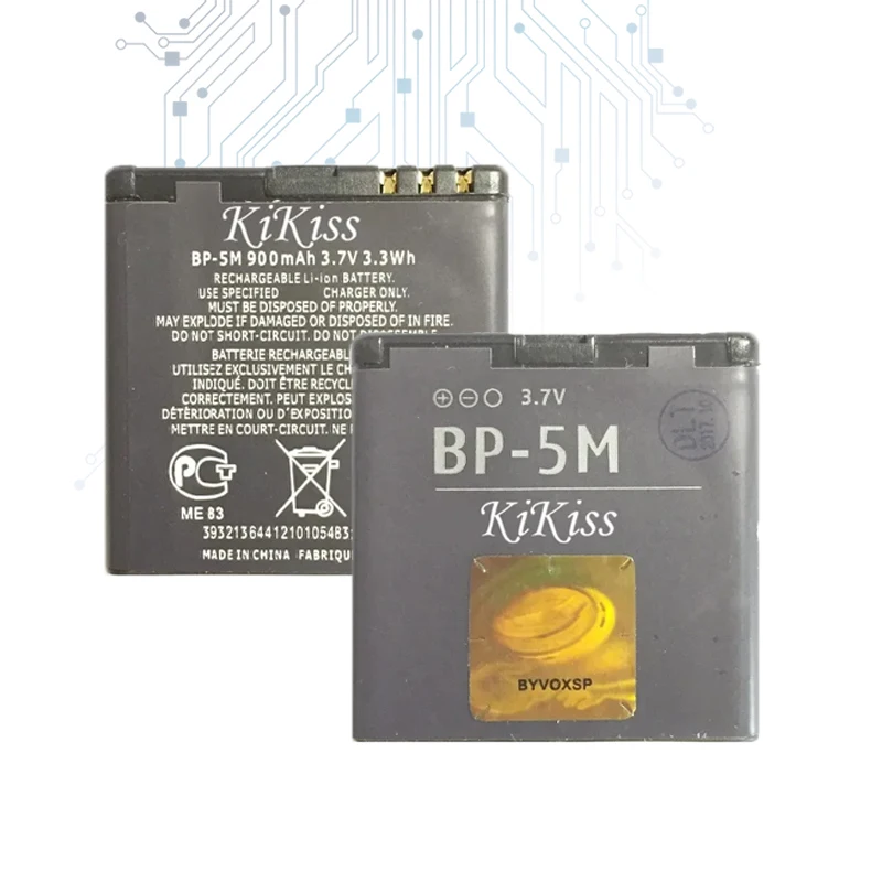BP-5M BP5M 900mAh батарея BP 5M для Nokia 5700 5610 5611 5710 5611XM 5700XM 5710XM 6110 6110N 6200C 6220C 6220 6500S 7379 7390