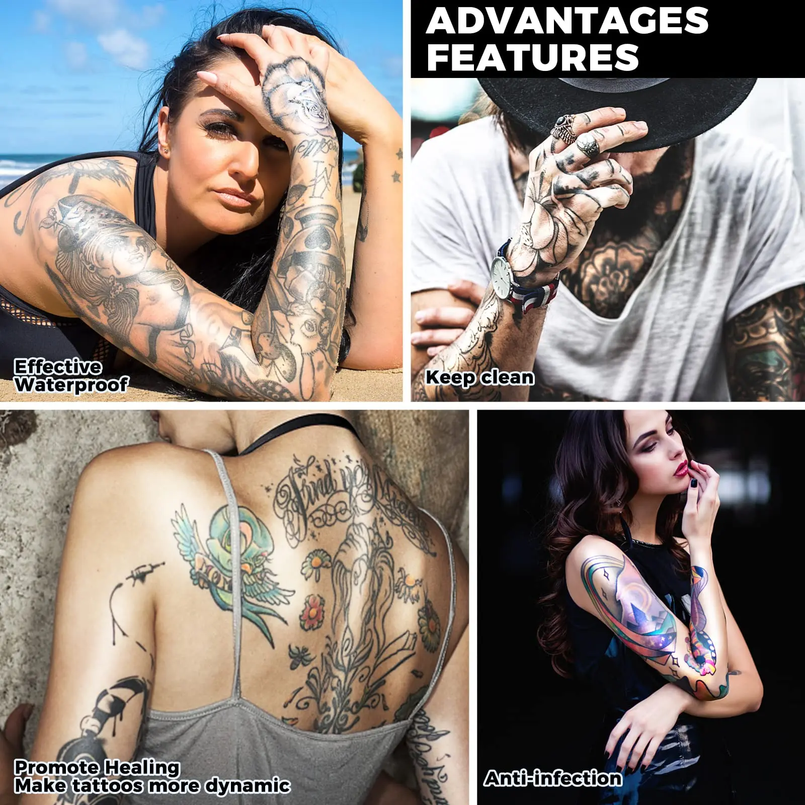 5m Waterproof Protective Tattoo Healing Film For Aftercare Bandage Transparent Skin Repair Wrap Roll 5