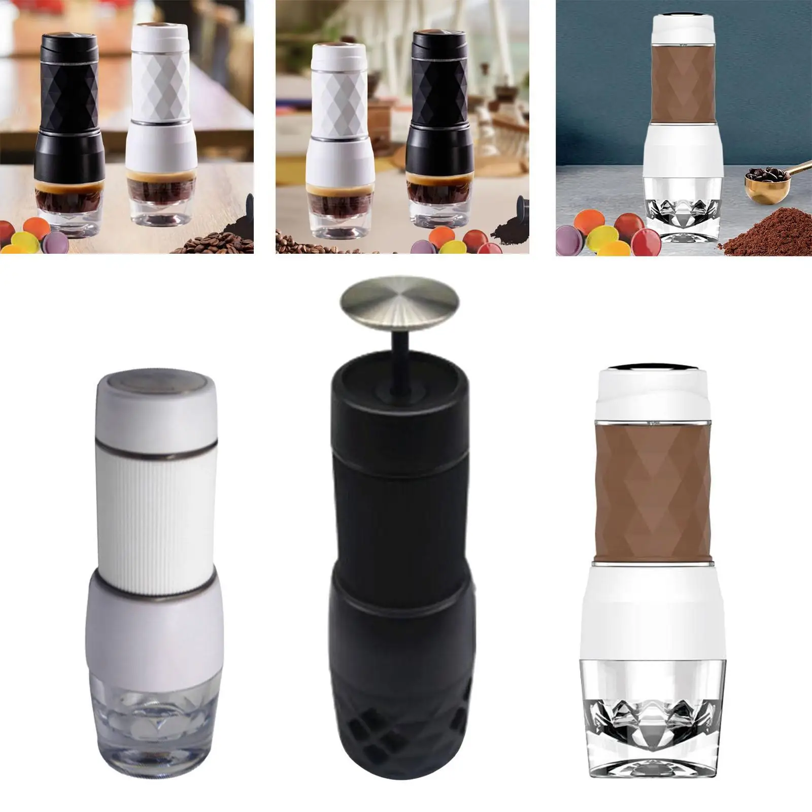 Hand Press Tool Coffee Maker,Coffee Presser Gift, Portable Machine Tool,Tea Maker,Coffee Pot Tea Press for Kitchen,Camping 3