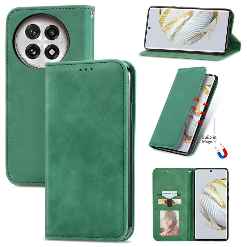 OnePlus12 13 5G 2024 프리미엄 플립 케이스 자석 카드 지갑 Capa Oneplus 12 케이스 폰 One Plus 12R Oneplus13 Book Cover Funda