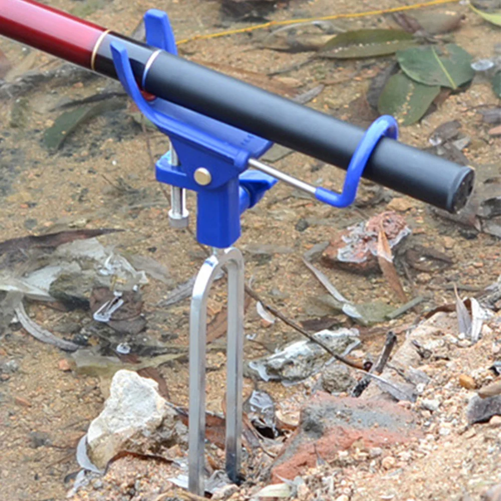 Adjustable Fish Pole Holder Storage Rack 360 Degree Stainless Steel Fishing  Rod Bracket Outdoor Fishing Tool Fishing Support Rod