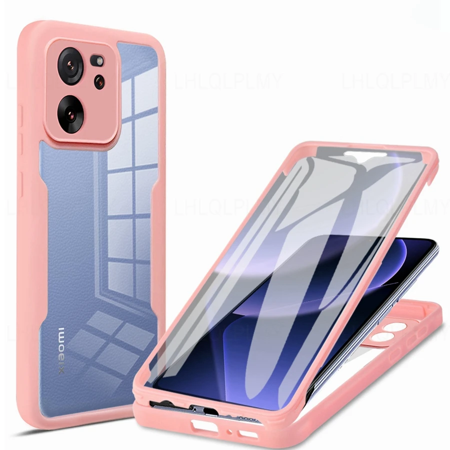 thumbnail image 1 of Front + Back Protect ShockProof Case For Xiaomi Redmi Note 13 12 Pro Plus 5G 12C A2 12S 13C 360 Degrees Cover, 1 of 5