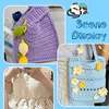 Beginner Crochet Yarn Crochet Knitting Easy Yarn for Beginners with Easy-to-See Stitches Yarn for Bag Keychain Flower Animal 6