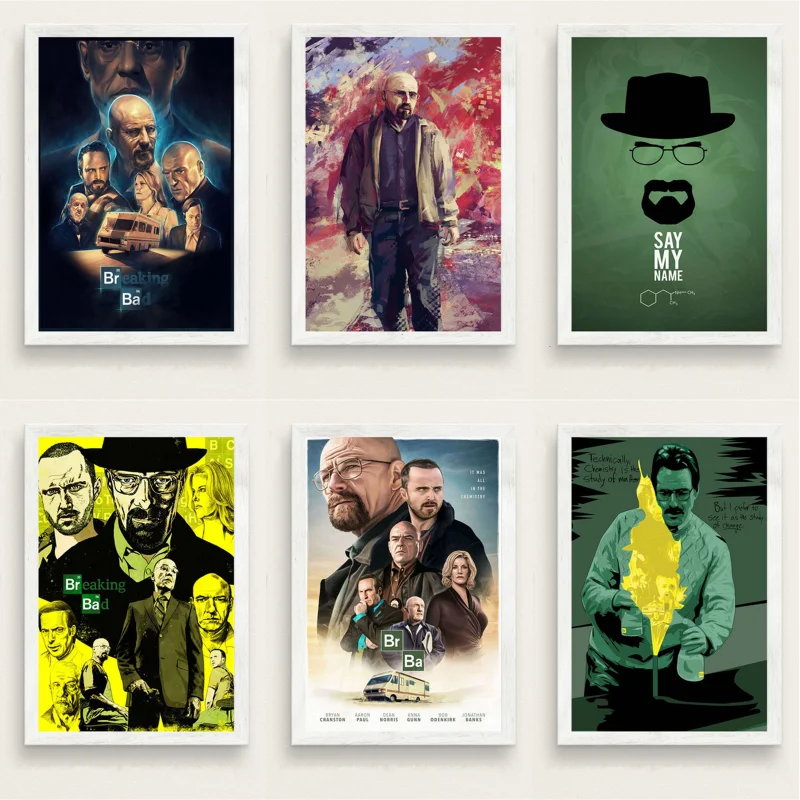 

Breaking Bad Classic TV Series Shows Print Art Canvas Poster For Living Room Decor Home Wall Picture