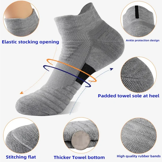 1/3 paires de chaussettes de Football antidérapantes pour hommes, chaussettes en coton, Tube court et Long, chaussettes de Sport respirantes et déodorantes 39-45 3 1/3 paires de chaussettes de Football antidérapantes pour hommes, chaussettes en coton, Tube court et Long, chaussettes de Sport respirantes et déodorantes 39-45 3