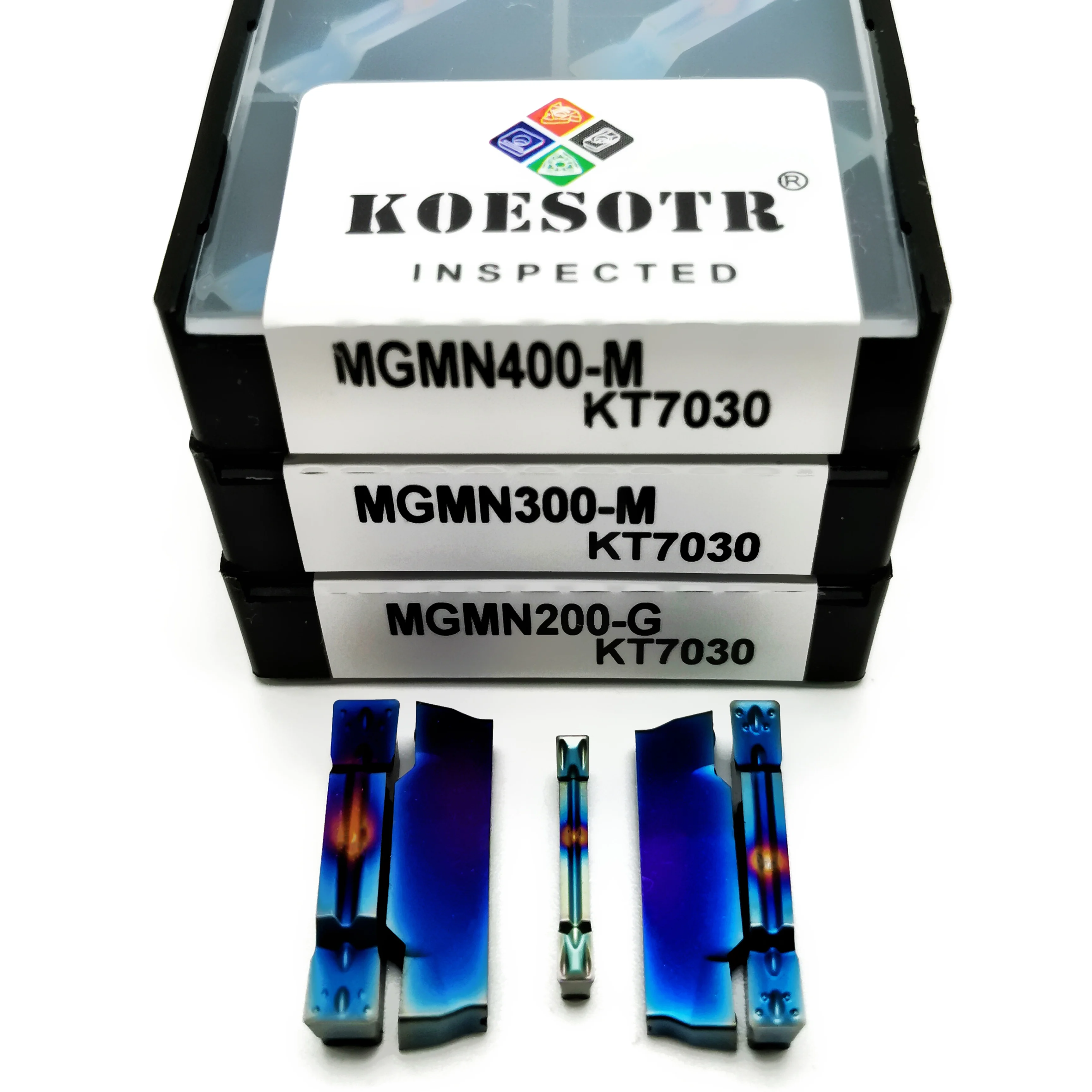 

MGMN200-G MGMN300 MGMN400-M KT7030 High quality grooving carbide inserts Nano blue coating Parting and grooving tool MGMN