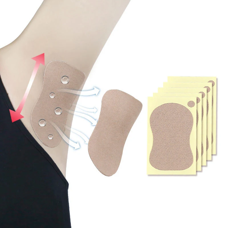 10Pcs Underarm Sweat Pads Absorb Liners Underarm Gasket From Sweat Armpit Stickers Anti Armpits Pads For Clothes Deodorant