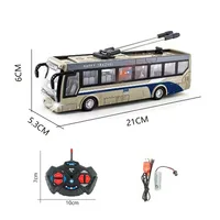 RC School Bus Remote Control Truck Car Vehicles 2.4G High Speed Racing & Model Toys Rechargeable Electronic Hobby Truck for Kids 2
