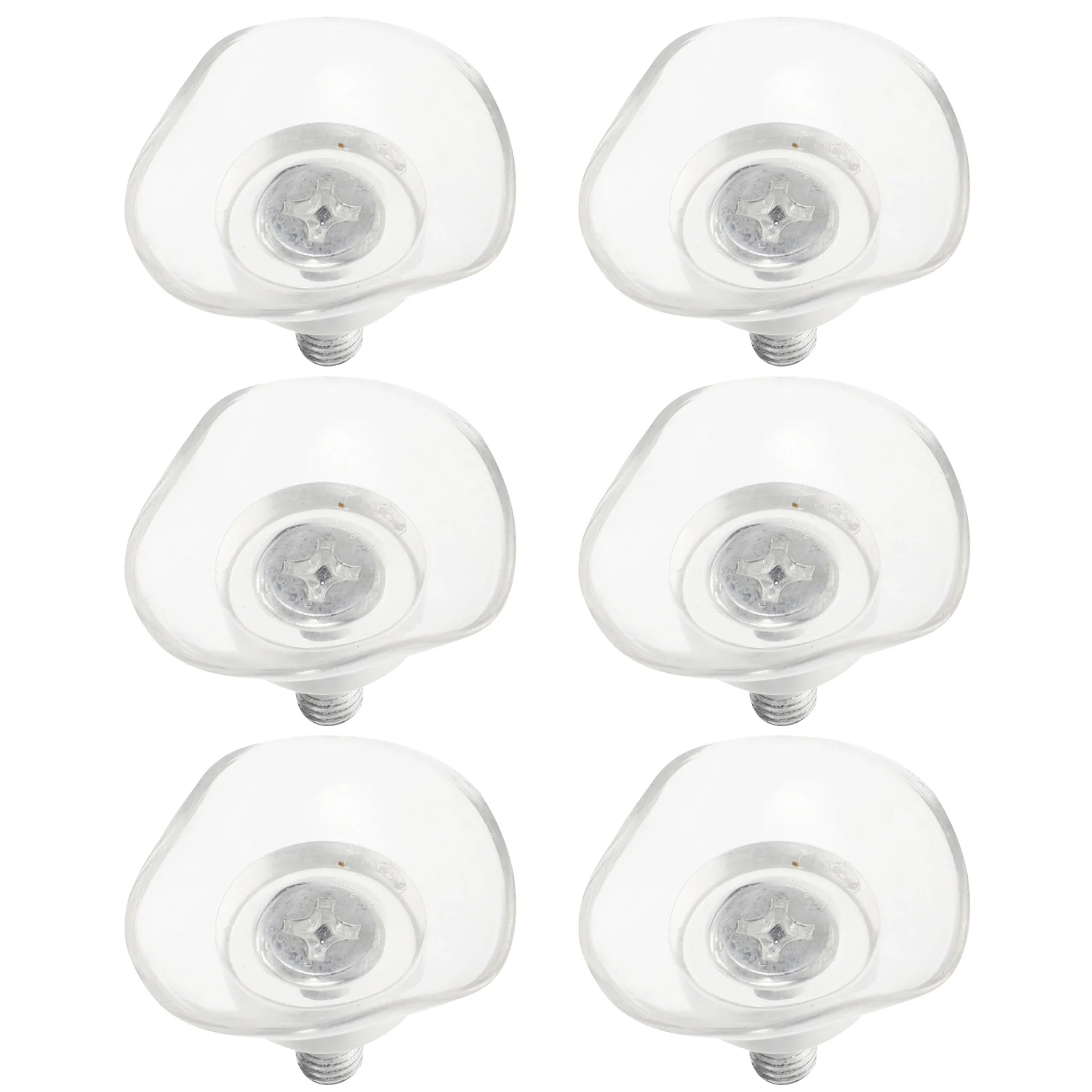 

Furniture Desk Glass PVC Transparent Anti-Collision Anti-collision Transparent Wall Clothes Rack Cup Pads with Screws for Glass
