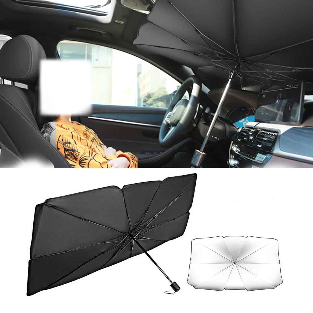 

Автомобильный зонт в форме окна, солнцезащитный козырек, солнцезащитный козырек, автомобильные солнцезащитные Чехлы, аксессуары для защиты лобового стекла