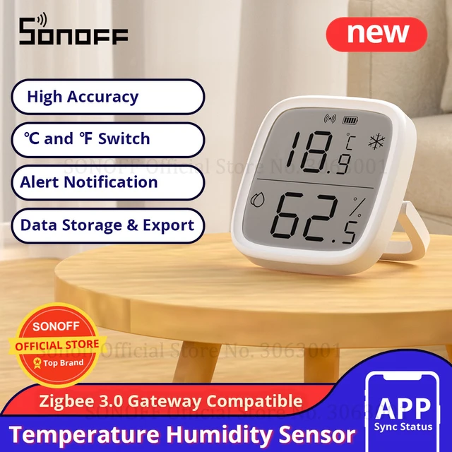 SNZB-02D Zigbee LCD Smart Temperature Humidity Sensor