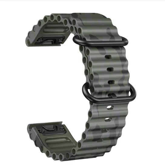 Premium Ocean Silicone Wristband Strap - 26mm