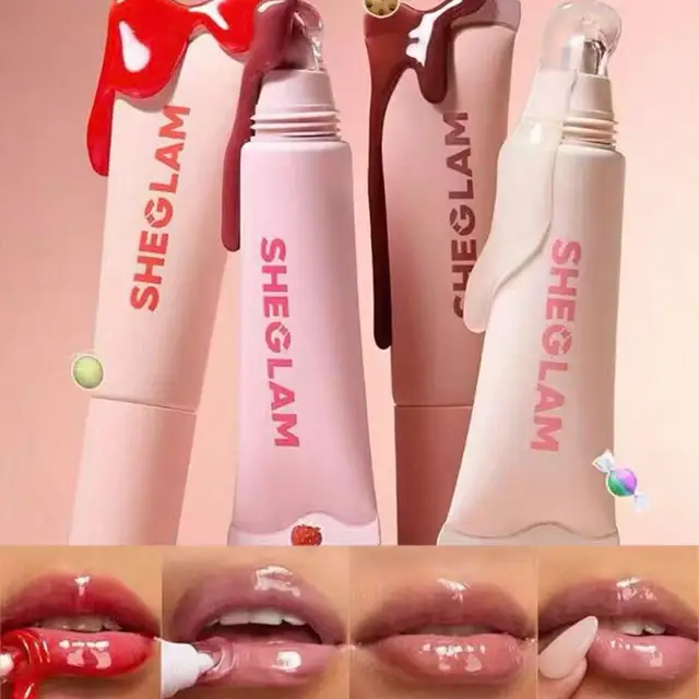 SHEGLAM Moisturizing Tinted Lip Gloss Gentle Skin Friendly Deeply Hydrates & Plumps Lips All Day Radiant Color Sensitive Lips