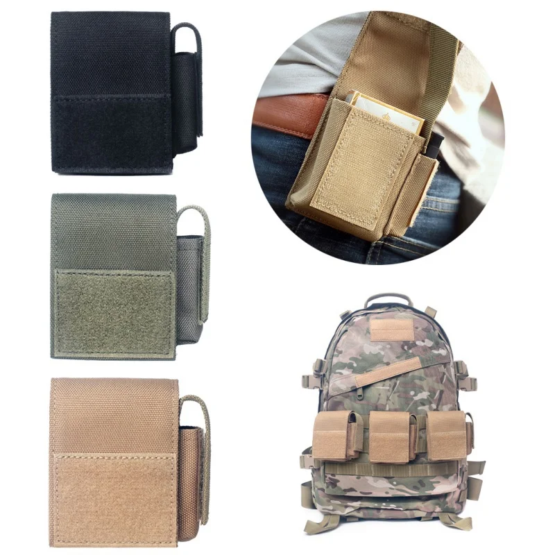 Hunting Molle Pouch Tactical Single Pistol Magazine Pouch Waist Bags Fanny Pack Outdoor Sports Camping Cigarette Waist Pouch 5