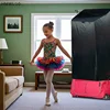 Privacy Curtain For Dance Bag Suitcase Portable Changing Room Black Three Sides Privacy Curtain With Functional Pocket 2