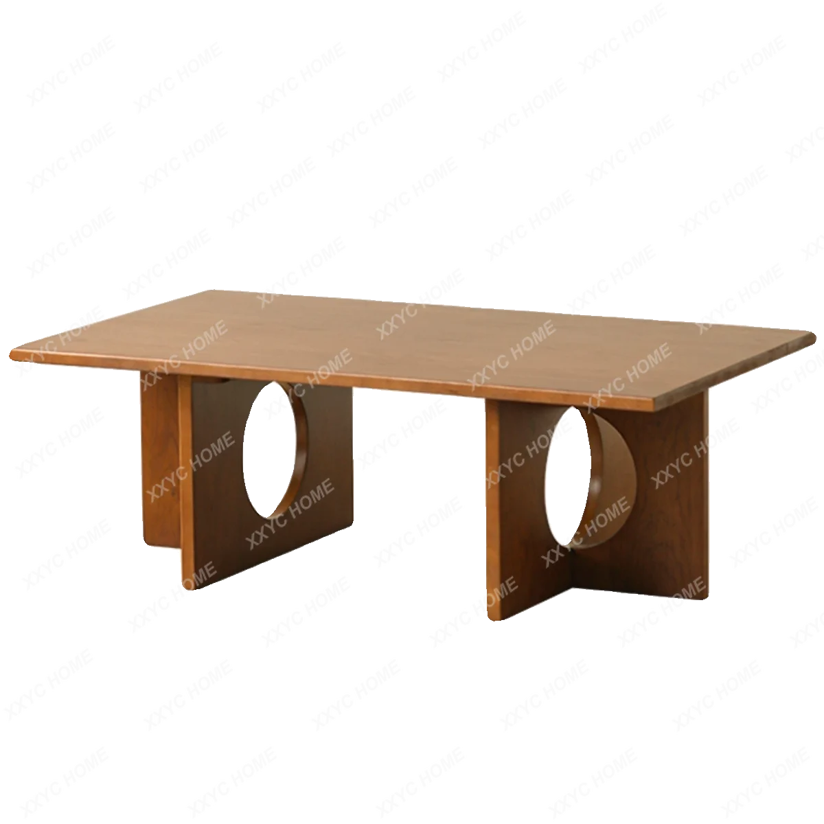 

Деревянный журнальный столик из цельного дерева Cherrywood, журнальный столик с подставкой из Тикового цвета для маленькой квартиры