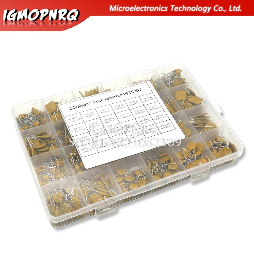 

610 шт., 24 значения, самовосстанавливающийся Φ PPTC KIT 0.05A 0.1A 0.2A 0.25A 0.3A 0.4A 0.5A 0.75A 0.9A 1.1A 1.35A 2A 2.5A 3.75A