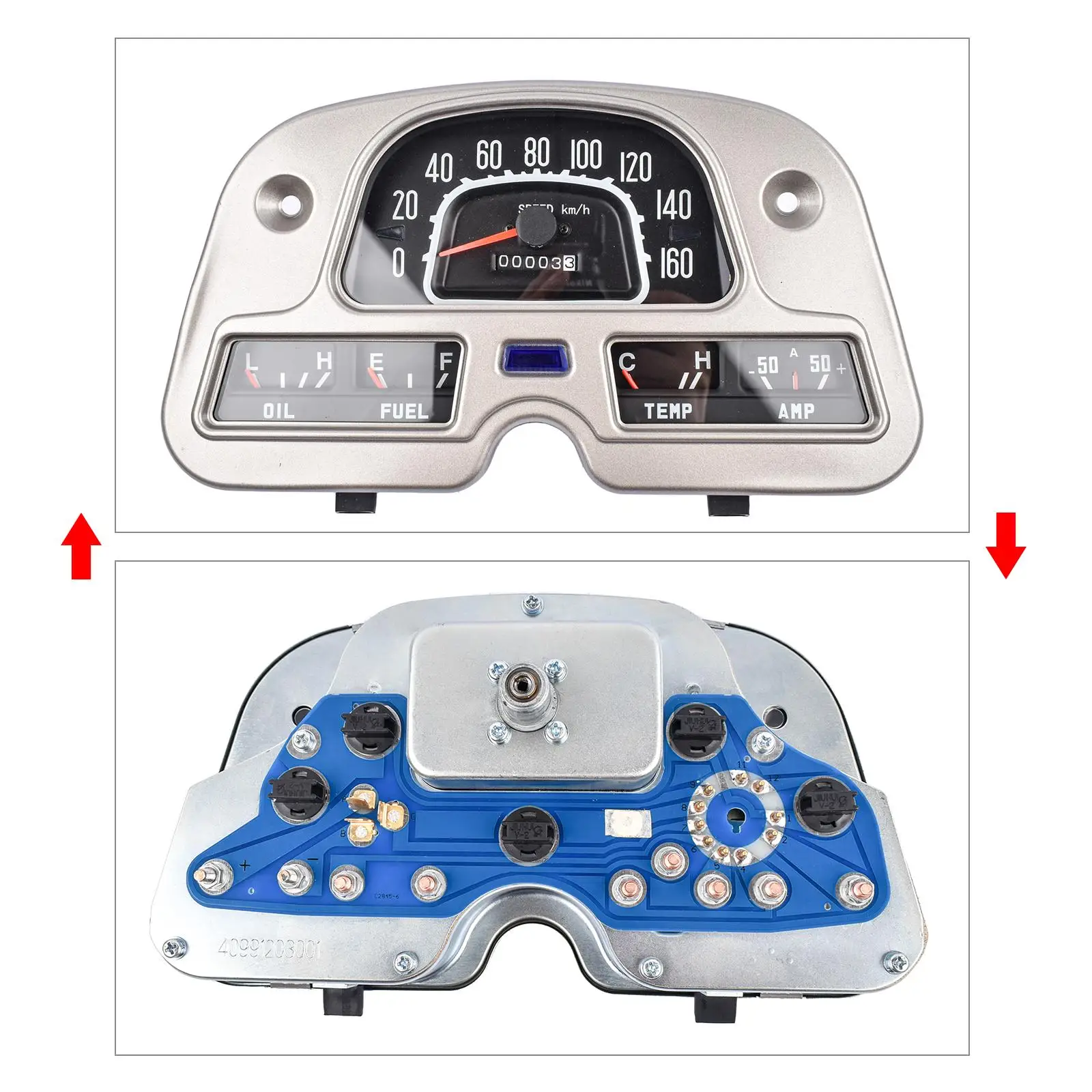 

AP01 For Toyota Land Cruiser FJ43 FJ40 FJ45 BJ40 4.2L l6 GAS OHV Meter Gauge Cluster 8310060180 83100-60180
