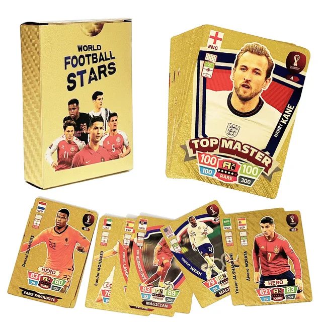 Boîte à cartes Football Star pour enfants, collection footballeur, fan  limité, cadeau, livraison directe, vente en gros, 2023 - AliExpress