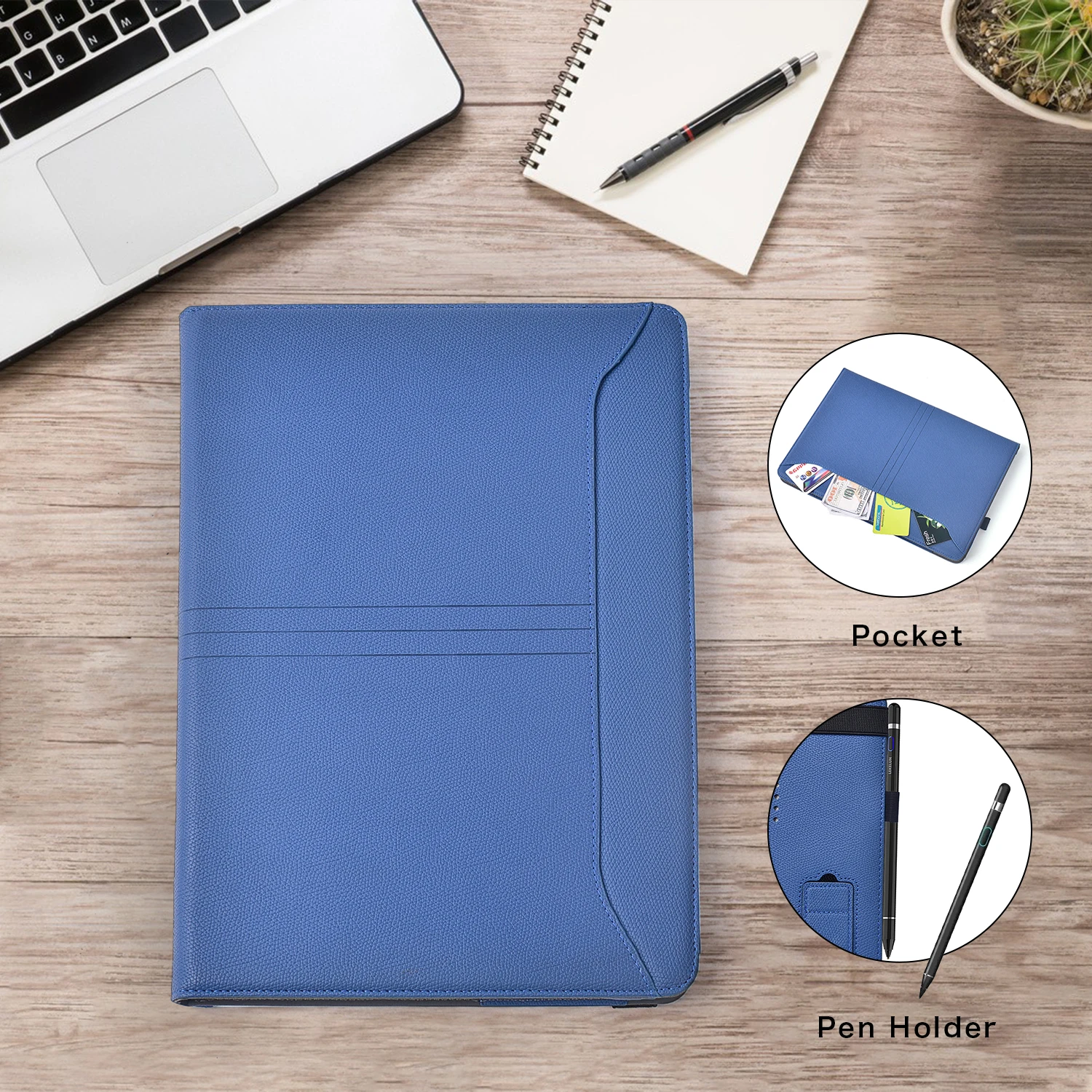 Estojo de Couro do Macbook Air pu com Aberturas e Função de Suporte 13 Polegada 2023 20232023 2023 A2337 m1 A2179 A1932 - Imagem 3