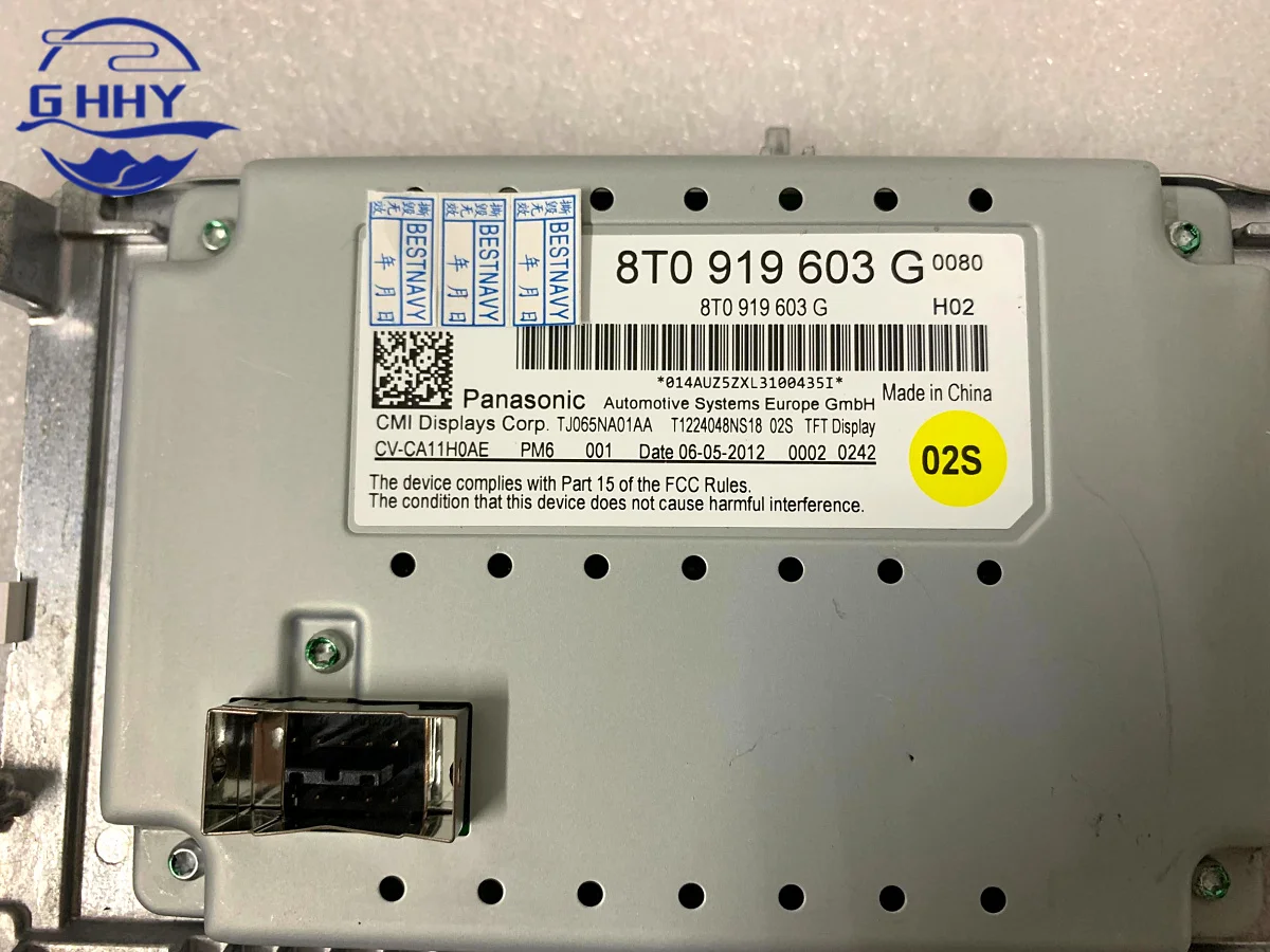 وحدة عرض الوسائط المتعددة 8T0919603G 8T0919603F 8T0919603E A For Audi A4 B8 A5 Q5 2010 12 2015 MMI شاشة 6.5 "LCD شاشة تحديد المواقع
