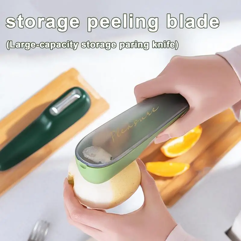 Vegetable Peeler Fruit Peeler With Container Carrot And Potato Peeler With  Ultra Sharp Durable Blades For Home Kitchen Use - AliExpress