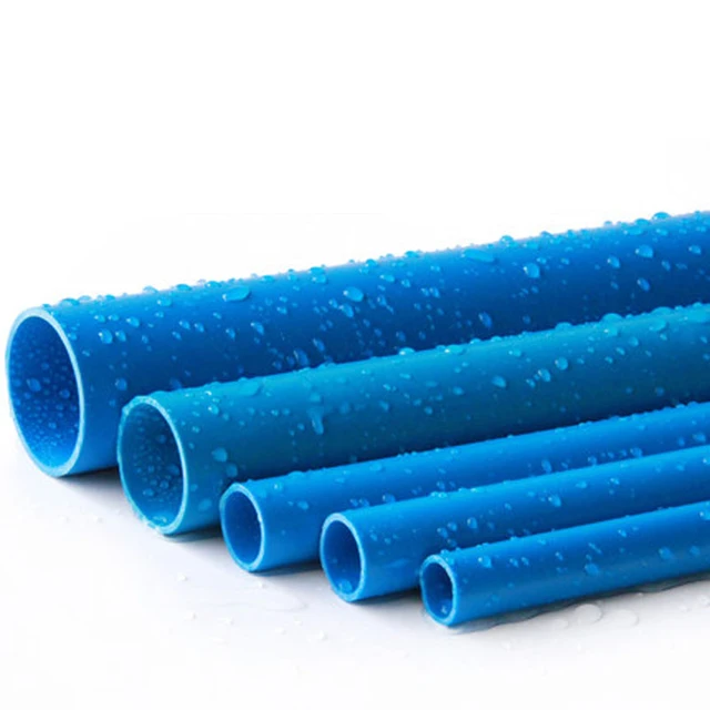 230mm Length Water Pipe Plastic Tube Rigid PVC Tubes 20-40mm OD