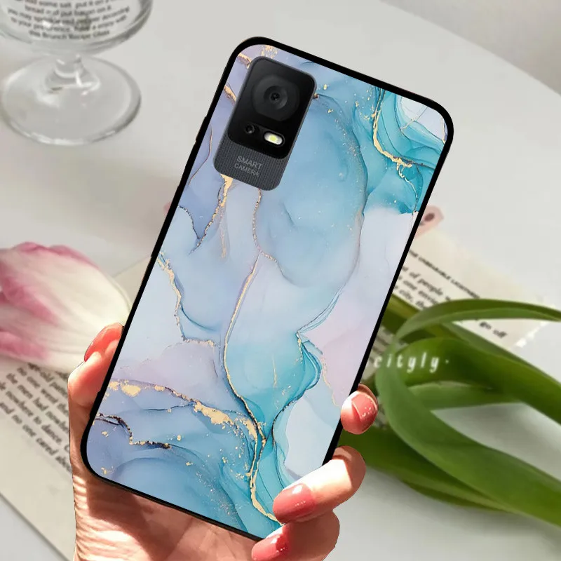 Stylish Soft Silicone TPU Painted Back Cover Phone Case