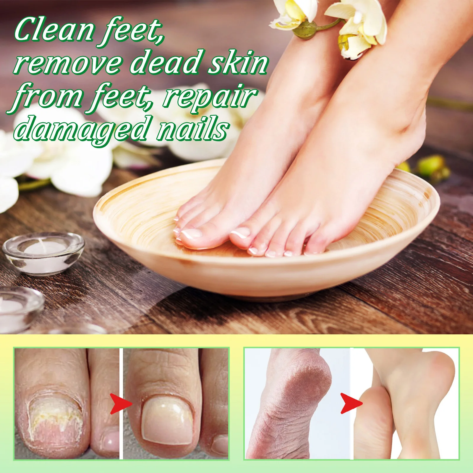 Detox Foot Soak Relieve Beriberi Promote Blood Circulation Soothing Feet Fatigue Anti Drying Cracking Herbal Foot Bath Tablet