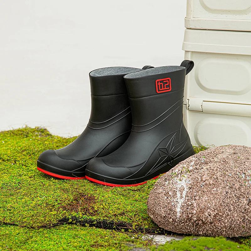 

Women's Rain Boots Slip On Waterproof Rubber Rain Shoes,Work Mud Boots ,Durable Non-Slip Garden Boots for Farming Fishing