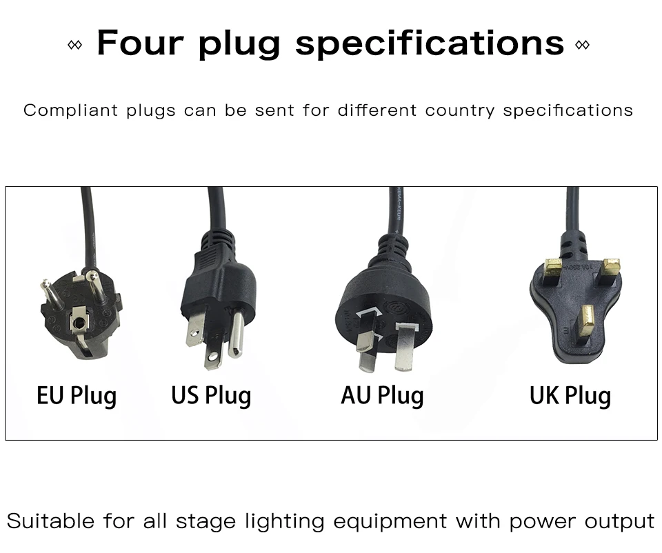 Light, Power Switching Adapter, impermeável, 1m, 3Pin, IP65