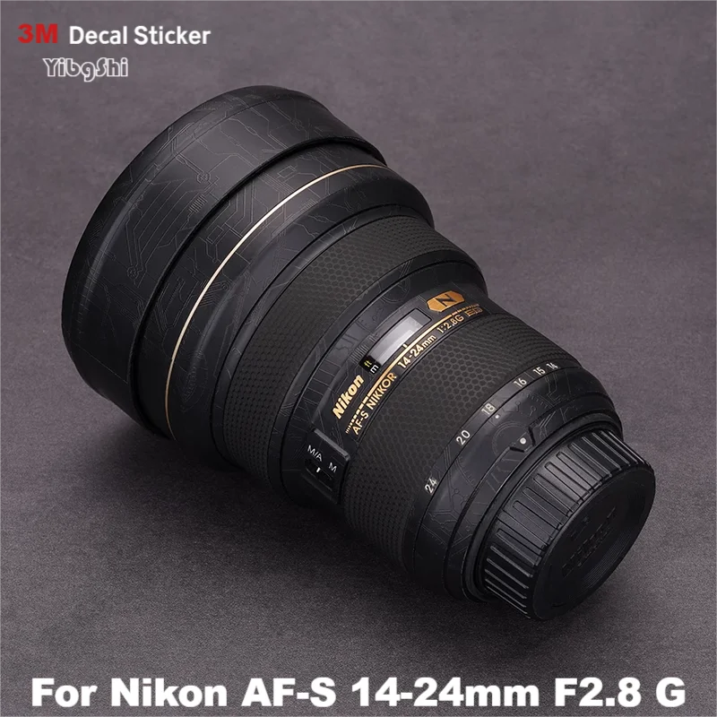 

Виниловая пленка для Nikon AF-S 14-24 мм F2.8 G Защитная Наклейка для корпуса объектива камеры F2.8G 1424