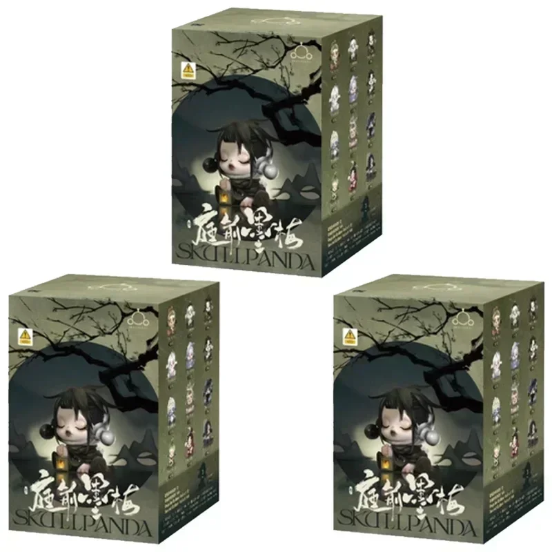 thumbnail image 1 of Caja misteriosa con diseño de flor de ciruelo de Skullpanda Ink, caja sorpresa, figura de acción de anime, adorno antiguo, muñeca, regalos creativos para niñas, 1 of 5