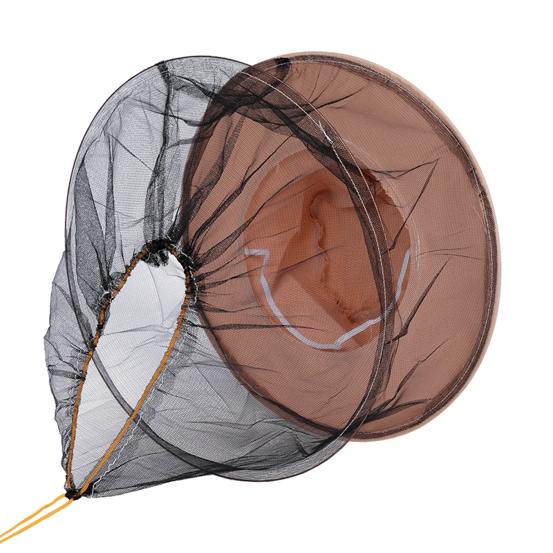 Beekeeper anti bee hat beekeeping hat with hidden net anti mosquito bee insect net veil head face protector beekeeper equipment