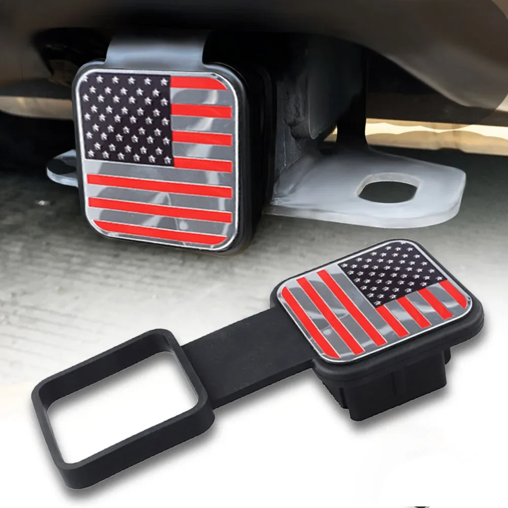 1-5pcs Trailer Hitch Receiver Cover Plug Dustproof TPU Tow Plug Tow Plug Tube Cap Protector 2 Inch Receiver Auto Square Plug
