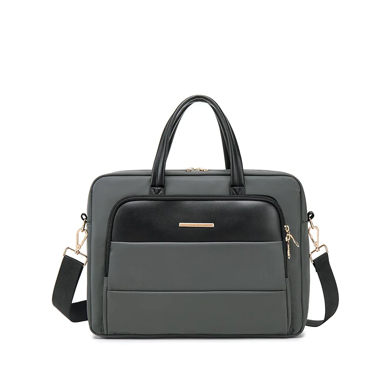 Laptop Messenger Bag For 13-17 Inch Computers - Waterproof Nylon Briefcase For Men & Women